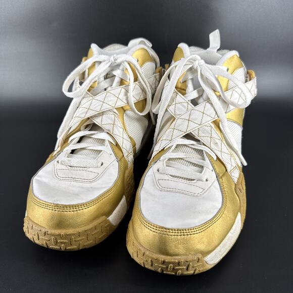 Nike Other - Nike Gold White Air Raid Men’s Sneaker's Shoes Size 14 642330-700
